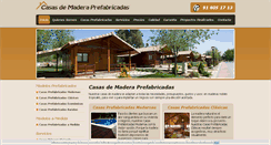 Desktop Screenshot of casasdemaderaprefabricadas.net
